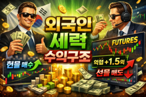 진짜 중요한 외국인 수익구조 - 외국인 현물과 선물 동시 거래 수익구조로 주식 매수매도타이밍 분석하기 6 외국인 투자자의 수익 전략